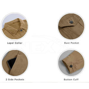 2024 veste en jean pour femmes marque privée vêtements de rue respirant uni teint Offre Spéciale traitement fini - Product Image 5