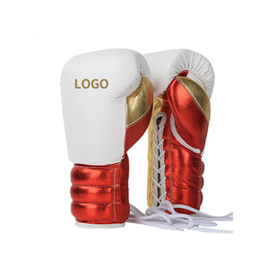 Vente chaude Gants de boxe en cuir de vachette personnalisables Prix raisonnable avec poignées Toutes les tailles Concevez votre propre style - Product Image 1