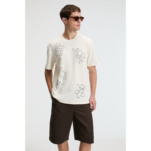T-shirt da uomo GRIMELANGE BAGGY in 100% cotone, vestibilità oversize, stampa, manica corta, girocollo - Product Image 3