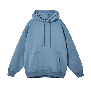 Sweat-shirt à capuche surdimensionné en polaire pour homme, pull-over personnalisé, léger, de haute qualité, 360 grammes - Product Image 3