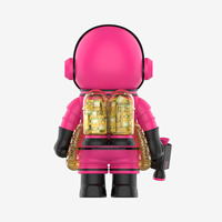 POP MART MEGA SPACE MOLLY 400%+100% Juego de Figuras de Doble Escala de Squid Game con Material de PVC, ABS y PC