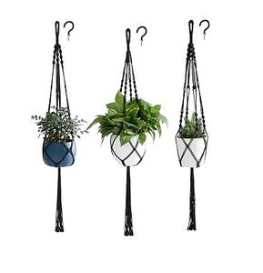 Vente en gros de jardinière suspendue en fer plaqué produit de vente en gros avec chaîne en métal décor de jardin élégant fait à la main. - Product Image 5