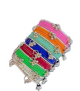 Low Moq Churi Kashmiri <b>Bangles</b> <b>Sets</b> for Girls Elegant Style Indian Handcrafted Churiyan <b>Bangles</b> Jewelry Women Available - Product Image 1