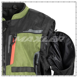 Veste de tourisme longue en textile pour hommes, imperméable, homologuée CE niveau 1 2, protection, fabricant OEM, fournisseur de marque privée - Product Image 5