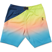 Short de bain athlétique pour hommes personnalisé avec poches polyester séchage rapide vêtements de plage maillots de bain tronc imprimé Short de surf pour hommes