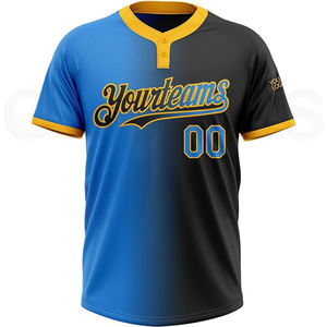 Jersey de béisbol de tela sostenible ecológico hecho de materiales reciclados que ofrece una excelente transpirabilidad Jersey suave - Product Image 5