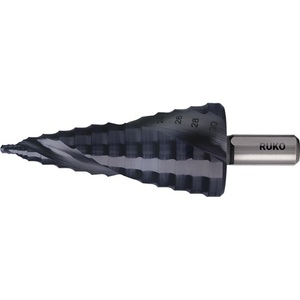 ULTIMATECUT Spiral Fluted <b>Drill</b> Bits 8-30mm Drilling Range HSS RUNaTEC 12 RUKO with 2-<b>Step</b> Number Cutting Edges" - Product Image 1