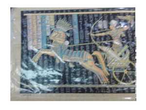 Carta da parati Pharaonic/ Hieroglyphic egiziana papiro artistico dipinto a mano con piombo bagliore al buio e immagine che cambia papiro <span class=keywords><strong>Art</strong></span> - Product Image 2