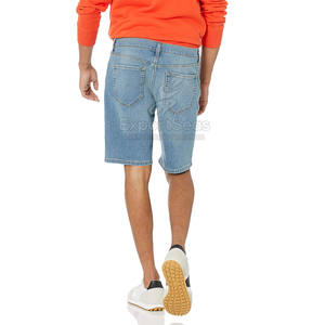 Pantalones cortos de jeans simples y elegantes con apariencia clásica Pantalones cortos de jeans de estilo básico para trajes de calle Casuales - Product Image 4