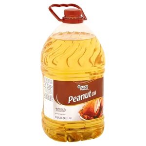 Huile d'arachide fractionnée raffinée biologique pure de qualité supérieure, marque européenne, emballage en bouteille, halal, casher, qualité alimentaire, 5L - Product Image 1