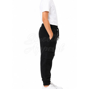Pantalon de jogging pour enfants en coton 100% léger, respirant, tricoté de haute qualité, coupe décontractée, pour le sport et le confort quotidien - Product Image 5