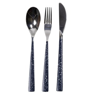Cubiertos personalizados de alta calidad, cuchillos, tenedores, cucharas, juego de cubiertos de acero inoxidable de la India para banquetes y eventos de bodas - Product Image 3