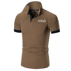 Polo con bordado de diseño personalizado para hombre, camiseta masculina de alta calidad - Product Image 2
