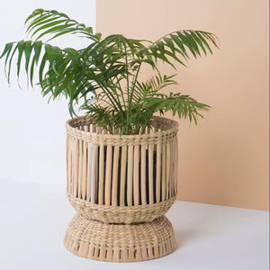 Pot de plante en jacinthe d'eau durable pour la décoration de la maison, du jardin, du bureau, jardinières d'intérieur et d'extérieur, design élégant - Product Image 1
