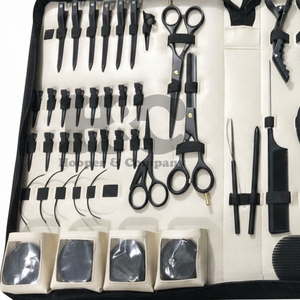HOOPER COMPANY Kit de Pinzas para Extensiones de Cabello de Alta Demanda, Acero Inoxidable de Grado Quirúrgico, Tijeras para Microperlas, Peine, Clip, Bolsa, Venta al por Mayor - Product Image 4