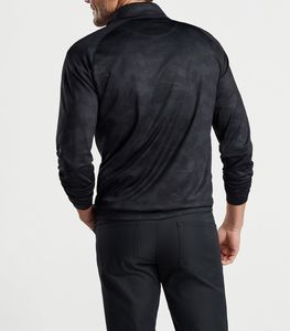 Sudaderas con capucha informales de alta calidad, sudadera de lana con logotipo personalizado para hombre, cuarto 14, media cremallera, cuello alto, jersey de Golf, sudaderas con capucha - Product Image 3