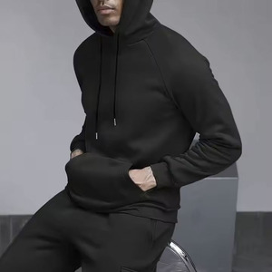 Sudadera con capucha de alta calidad con logotipo personalizado para hombre, sudadera informal de tejido de punto suave con cordón y bolsillo de ajuste Regular para hombre - Product Image 2