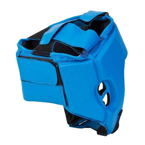 Protection de la tête de boxe de haute qualité en cuir PU personnalisable, accessoires de boxe de qualité supérieure, confortable pour l'entraînement en MMA - Product Image 3