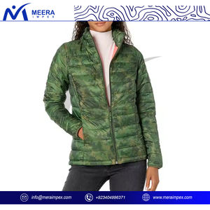 2024 Unisexthe North Custom Puffer Jacket Women's Face <b>Cotton</b> Down Jacket green camo Breathable Men's Jackets - Product Image 3