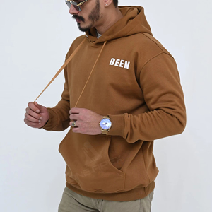 Top Trending Premium 100% Cotton Fleece Hoodie for Men Heavyweight Plain Pullover with Lined Comfort Style Washed Design - Product Image 6