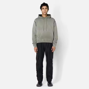 เสื้อฮู้ดดี้สตรีทแวร์ OEM ทรงจ็อกเกอร์ ตัดเย็บอย่างลงตัว สไตล์โดดเด่น ผู้ผลิตชั้นนำ เสื้อฮู้ดดี้ผู้ชาย แห้งเร็ว สตรีทแวร์ - Product Image 1