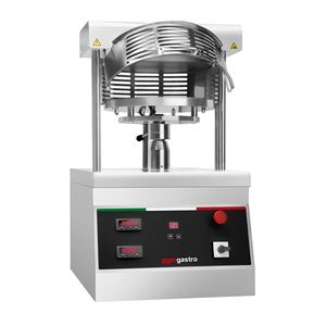 Commercial Heated <b>Pizza</b> Dough Press - for <b>Pizza</b> <b>Bases</b> 330mm (13") - Dough 130-250g - 3-Phase - Product Image 1