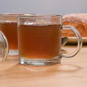 Tazas de Té de Vidrio Texturizado - Diseño de Lujo, Duraderas y Modernas, Origen Rajasthan, Aptas para Lavavajillas, para Amantes del Té - Product Image 4