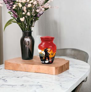 Metal Boxing <b>Urns</b> <b>for</b> Human <b>Ashes</b> Adult Man <b>for</b> <b>Ashes</b> Male Burial <b>Urns</b> <b>for</b> Adult Human <b>Ashes</b> <b>Mini</b> Custom Size <b>urn</b> - Product Image 4