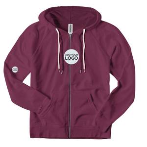 Sweat à capuche zippé pour homme en polaire avec poche zippée, sweat à capuche lourd, coupe ample, sweat à capuche d'hiver - Product Image 3