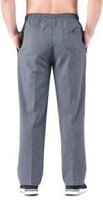 กางเกงจ็อกเกอร์ผ้าแคนวาสทรงตรงผู้ชายแบบสลิมฟิตยอดนิยม ผ้าฝ้าย 100% ซักแล้ว น้ำหนักเบา คุณภาพสูง - Product Image 4