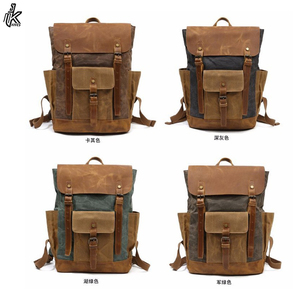 Vintage <b>Canvas</b> Backpack Travel Custom Handmade Casual <b>Back</b> <b>Pack</b> Sport Outdoor Best Quality Bag - Product Image 6