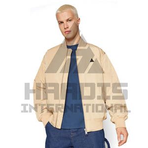 Chaqueta de bombardero de manga larga para hombre, superventas, chaqueta de bombardero ligera hecha a medida para hombre - Product Image 3