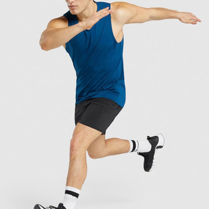 2024 New Arrival Primum Quality Men's Gym Workout Tank Tops 100% Cotton Breathable Slim Fit Quick Dry Casual Athletic Knitted - Product Image 4