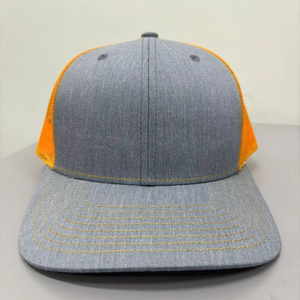 Gorras de camionero Premium al por mayor Sombreros de camionero de perfil medio ajustables de 6 paneles Gorras en blanco Ropa deportiva en Vietnam - Product Image 1