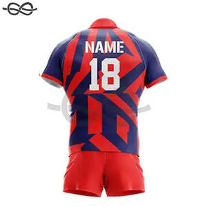 ชุดเครื่องแบบรักบี้คุณภาพพรีเมี่ยมดีไซน์ยอดนิยมหลากสี - Product Image 6