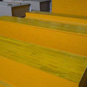 Contreplaqué jaune imperméable à 3 couches, contreplaqué jaune pour coffrage, panneau triplé, gabarit, contreplaqué jaune pour coffrage à 3 plis - Product Image 4