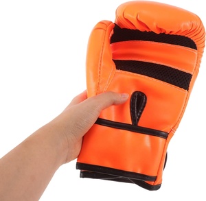 Gants de boxe holographiques personnalisés faits à la main en cuir PU avec logo imprimé, légers, anti-humidité, respirants, fermeture auto-agrippante - Product Image 6