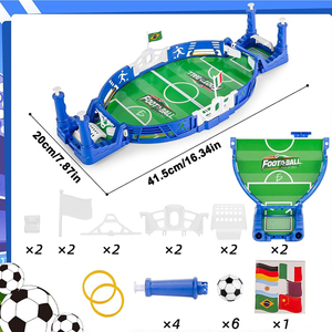 Tavolo da Calcio Balilla Stile Pinball per Bambini, Tavolo da Calcio in Plastica Super Resistente con 4 Trigger, Gioco da Interno per 2 Giocatori - Product Image 4