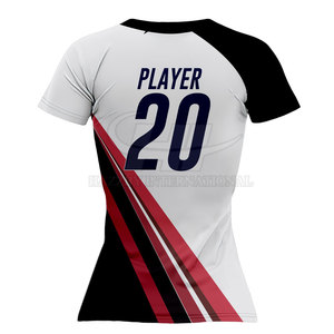 T-shirt de sport en polyester 100 % écologique à col rond et manches courtes, haute performance, confortable pour l'entraînement et les matchs - Product Image 2