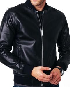 Chaqueta de Cuero Genuino Nueva 2025, Chaqueta de Piel de Cordero o Cuero Sintético 2025, Unisex, Talla Grande, Chaqueta con Logotipo Personalizado para Hombre - Product Image 2