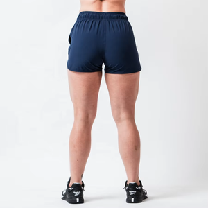 Shorts de sport décontractés taille haute pour femmes, grande taille, confortables, respirants, séchage rapide, mélange de polyester élastique, personnalisés - Product Image 4
