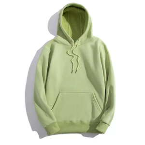 Veste d'hiver brodée de poids lourd à capuche en éponge unisexe personnalisée en gros pour hommes - Product Image 5