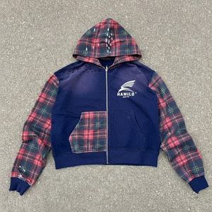 เสื้อฮู้ดผู้ชายขายดี ระบายอากาศได้ดี สไตล์โดดเด่น ผ้าฝ้าย 100% บุซับในกันหนาว ลายเรียบง่าย ผ้าฝ้ายผสม - Product Image 1