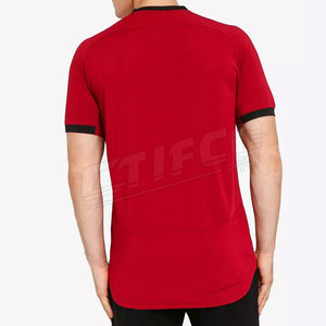 En's Lain uuick ry onontrast RIM Thirt hhort leleeves Eck -eck Eck T-hirhirt o dults - Product Image 2