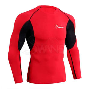 Camisetas de Compresión para Hombre con Logotipo Personalizado, Secado Rápido, Manga Corta, Spandex/Poliéster, Transpirables, Servicio OEM - Product Image 4