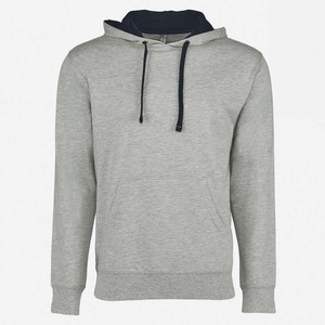 Contraste lourd personnalisé unisexe français Terry pull sweats unisexe coupe régulière manches complètes sweats à capuche - Product Image 3