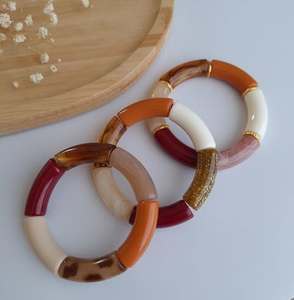 Bracelet en résine de qualité supérieure, best-seller, pour les fêtes, à porter, design exagéré, bracelet en résine de qualité supérieure, nouveau design - Product Image 4