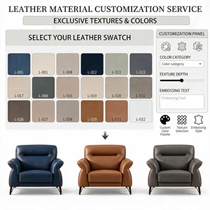 โซฟาหนังดีไซน์ใหม่ทันสมัยสำหรับสำนักงานหรือหน่วยงานราชการ 1 ที่นั่ง - Product Image 2
