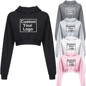 Jersey deportivo con capucha para mujer con logotipo personalizado, nueva sudadera de algodón de manga larga a la moda, cuello con cremallera, Top ligero de invierno ODM - Product Image 1