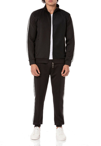 Ensemble de survêtement unisexe en coton épais respirant et à séchage rapide, 2 pièces, avec sweat à capuche et pantalon de jogging personnalisé pour homme - Product Image 2